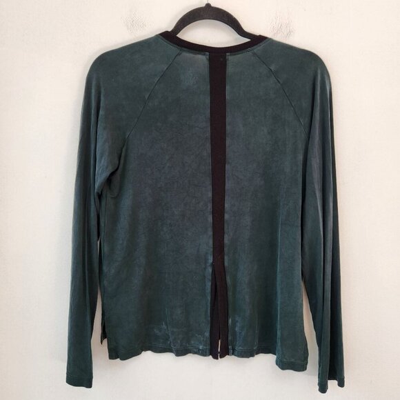 Summersalt Green Long Sleeve Tee Activewear Shirt T-Shirt Stretch Women's M - Picture 2 of 6